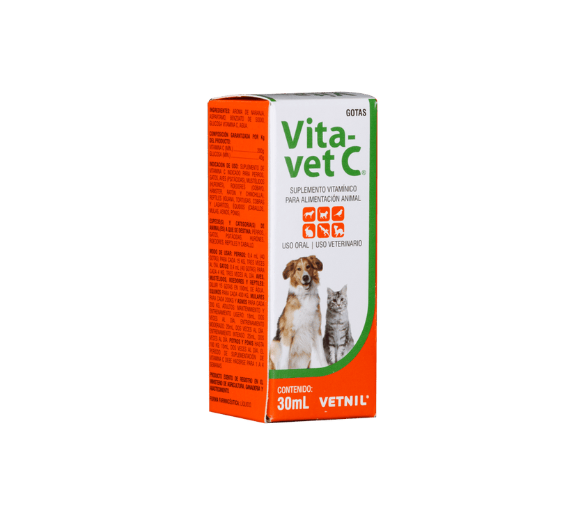Suplemento Vita-Vet C para Perros y Gatos 30ML