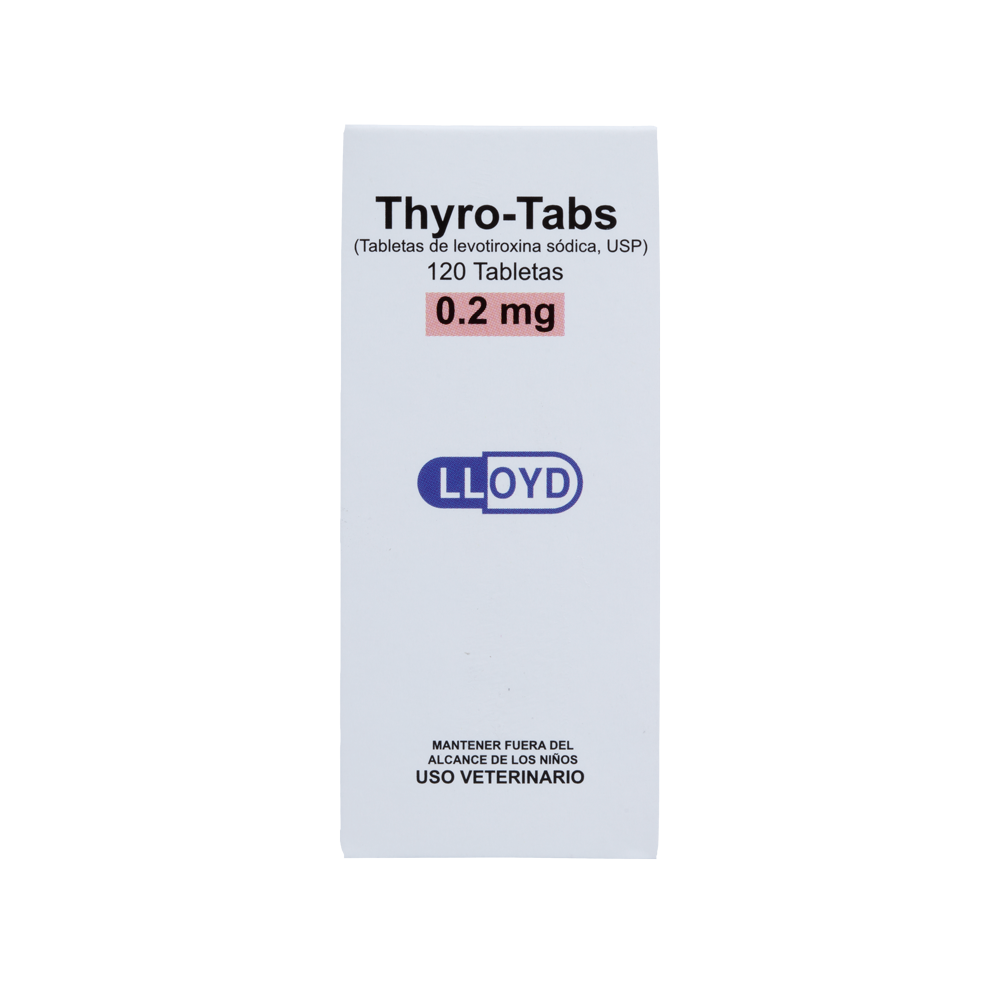 C Thyro-Tabs soporte tiroideo para perros x 120 tabletas