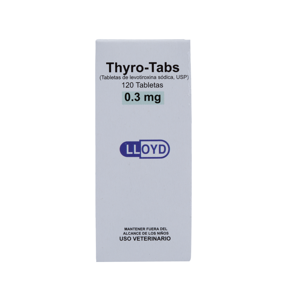 C Thyro-Tabs soporte tiroideo para perros x 120 tabletas