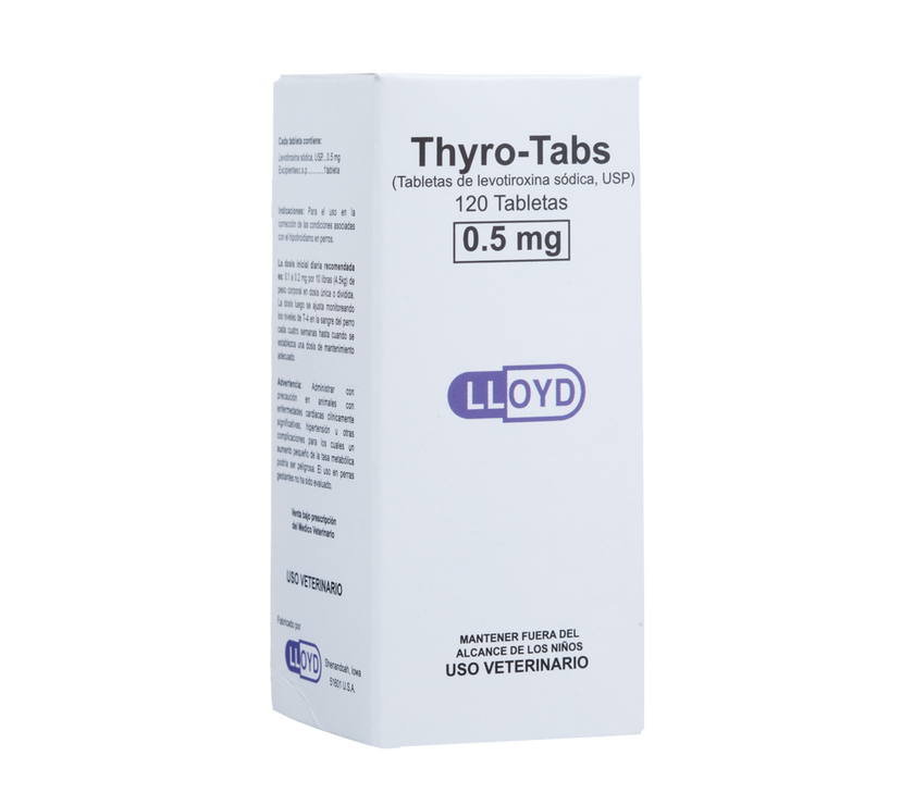 C Thyro-Tabs soporte tiroideo para perros x 120 tabletas