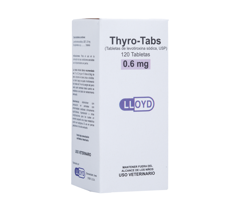 C Thyro-Tabs soporte tiroideo para perros x 120 tabletas