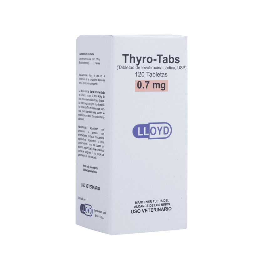 C Thyro-Tabs soporte tiroideo para perros x 120 tabletas