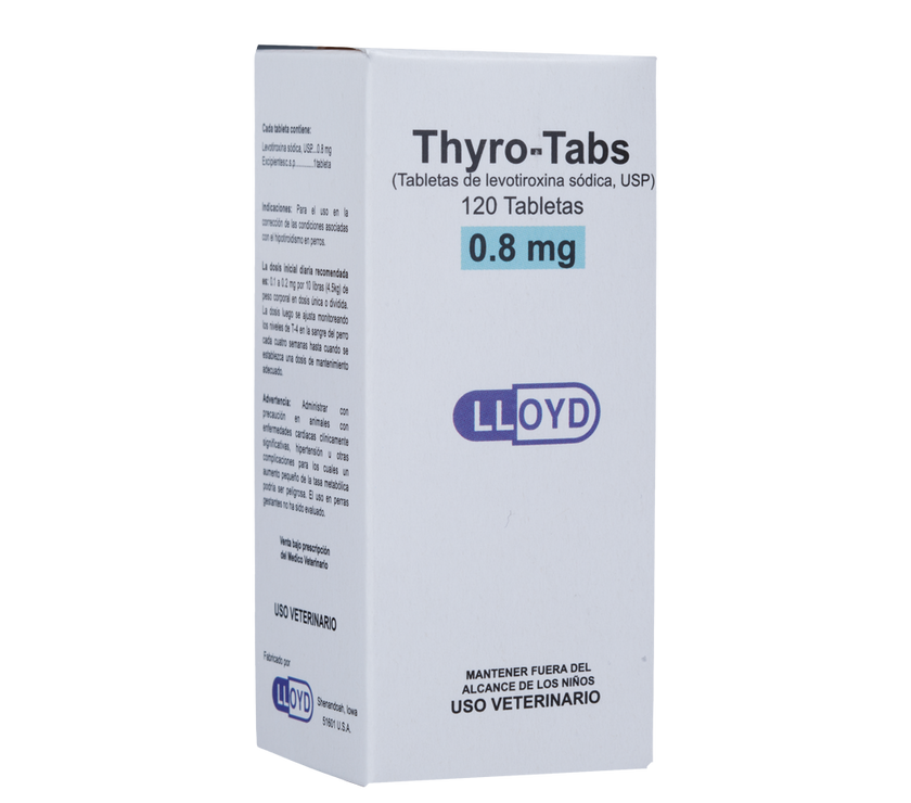 C Thyro-Tabs soporte tiroideo para perros x 120 tabletas