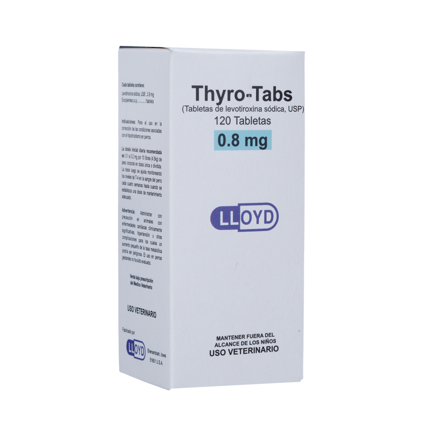 C Thyro-Tabs soporte tiroideo para perros x 120 tabletas