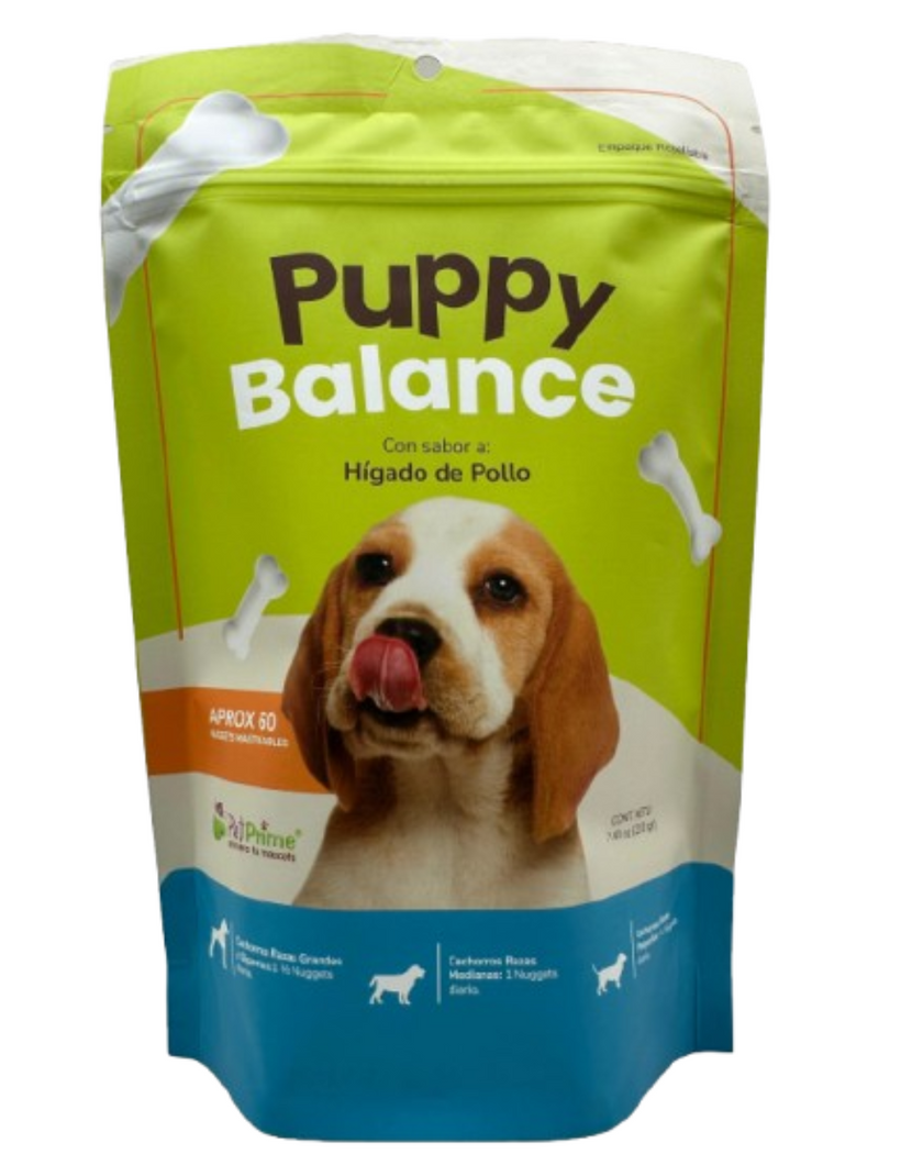 PUPPY BALANCE CHEWS NUGGEST X 60