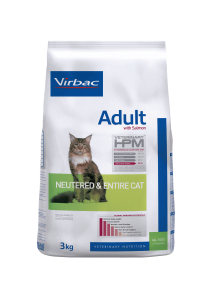 Virbac Adult With Salmon Neutered& Entire Cat – 1.5kg