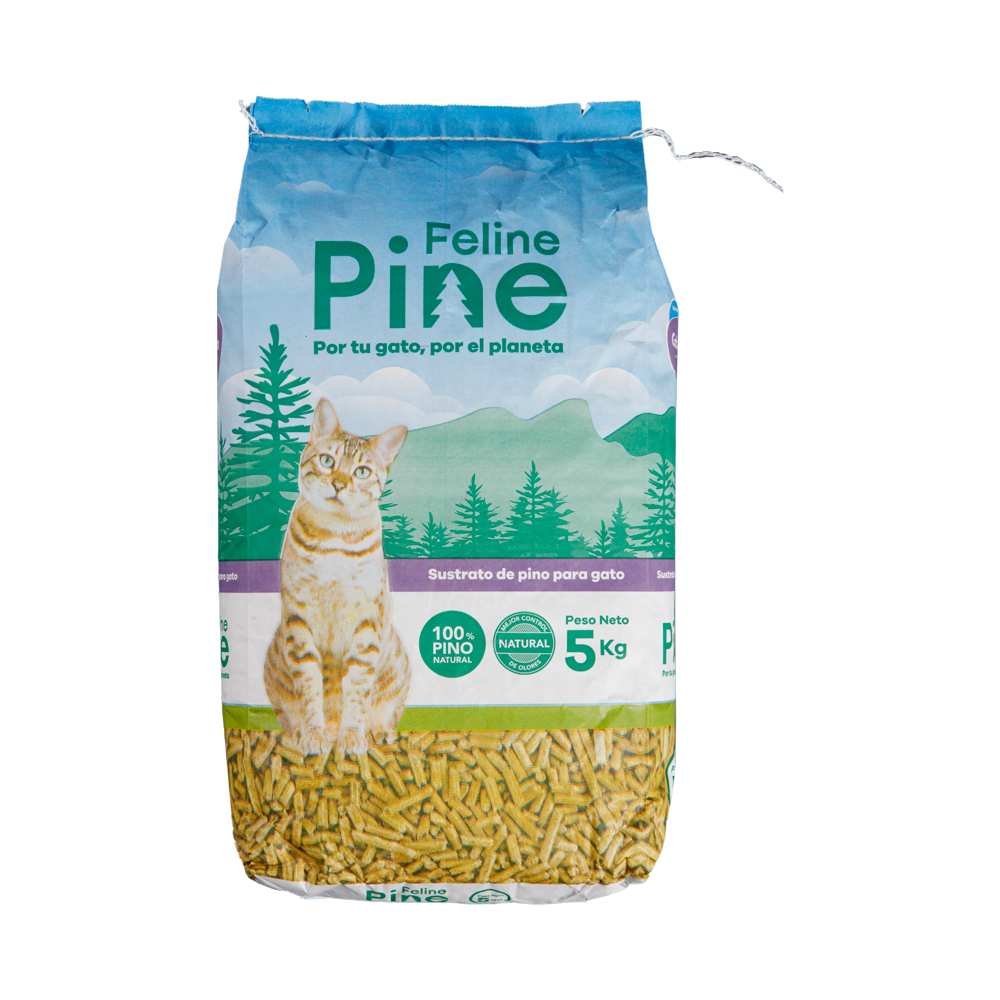 Feline Pine Arena para Gato 5 kg