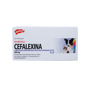 Cefalexina Antibiótico 500Mg 50 Tabletas
