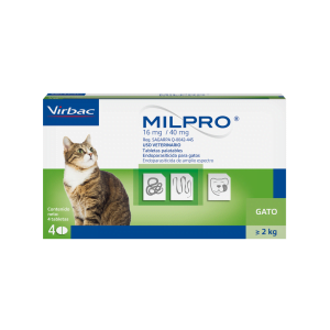 Milpro 16Mg – 40Mg. (Gato Adult)
