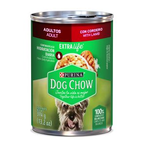Comida Húmeda Para Perro Dog Chow Adulto Cordero X 374 Gr