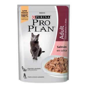 Alimento Humedo Para Gatos Sabor A Salmón  Purina Pro Plan  X85 Gr
