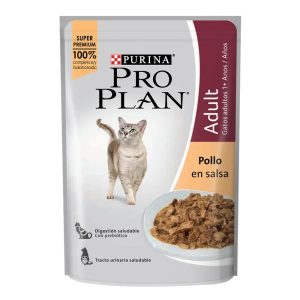 Alimento Humedo Para Gatos Sabor A Pollo Purina Pro Plan X85 Gr