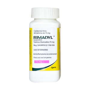 Rimadyl Antiflamatorio 75mg 1tab