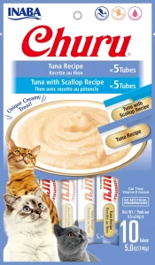 Inaba Cat Snack Churu 10 Piezas Tuna Varieties