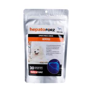 Nutracéutico hepatoforz canino 30 tabletas