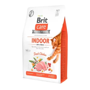 Brit care cat grain free indoor anti-stress x 2 kg