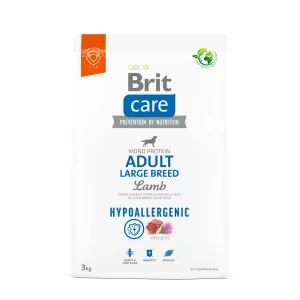 Brit care dog hypollergenica adult large breed lamb x 3kg