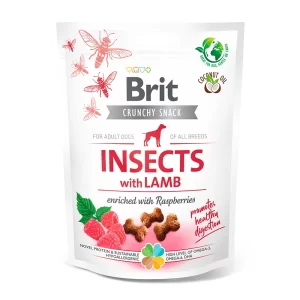 Brit crunchy insects with lamb x 200 gr