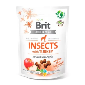 Brit crunchy snack insect with turkey x 200 gr