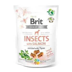 Brit crunchy snack insect with salmon x 200 gr