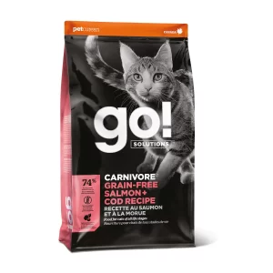 Go! Carnivores grain free salmon + cod recipe for cats x 1.4kg